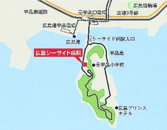 広島シーサイド病院地図